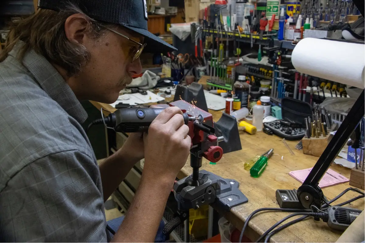 On the gunsmith bench