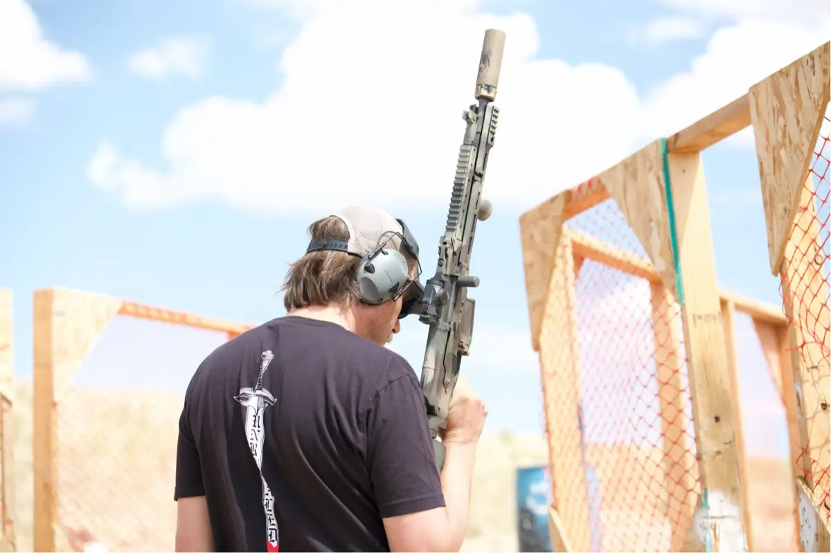 Same rifle, a lot less noise