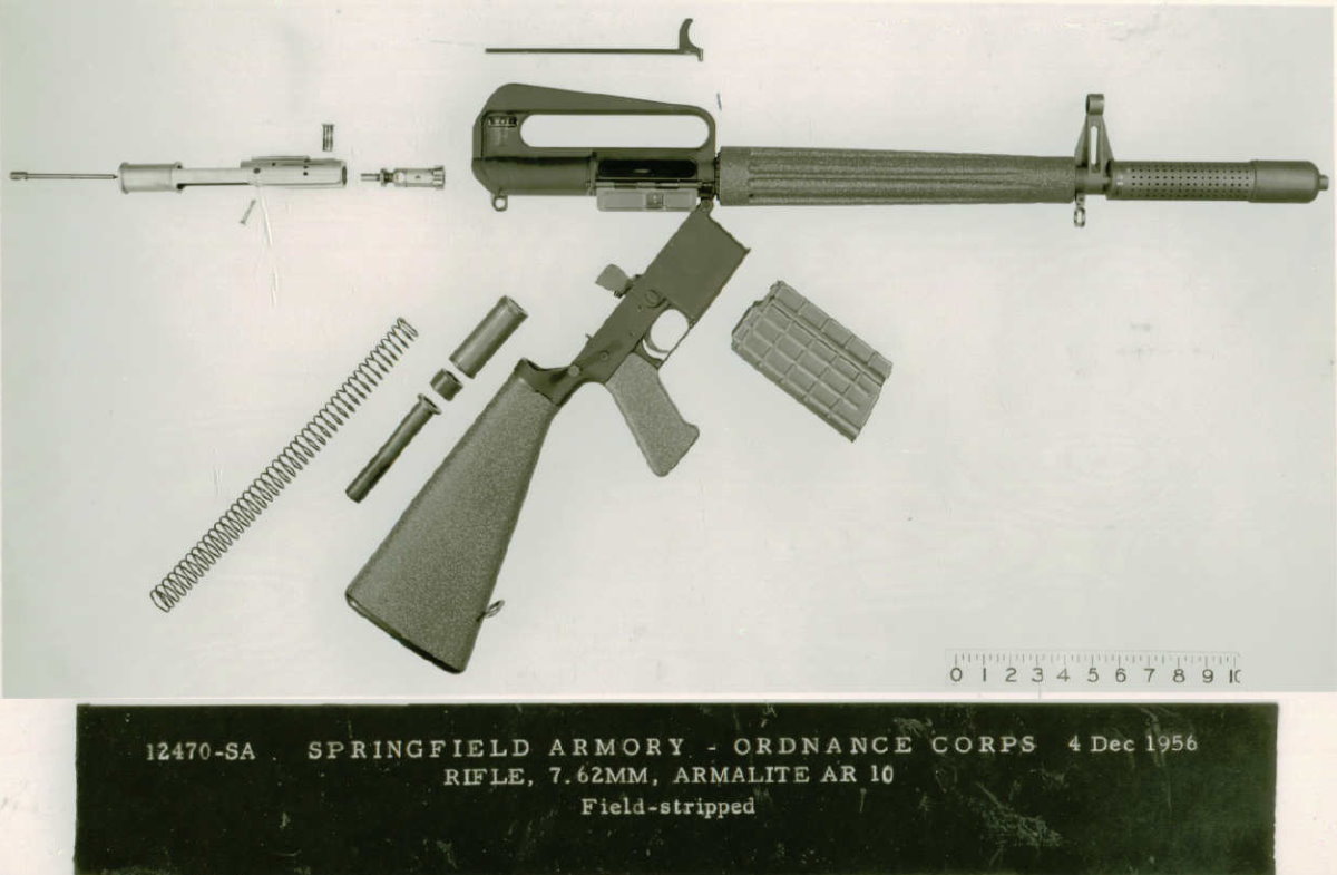 AR-10 prototype 1956 testing