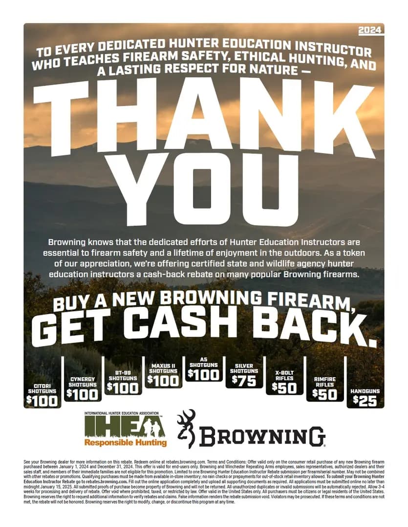 Hunter Education Rebates