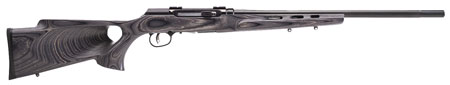SAVAGE Arms 47215 A22 Target Full Size Semi-auto 22 Lr 10+1 22" Barrel, Satin Black Metal Finish & Fixed Thumbhole Gray Laminate Stock