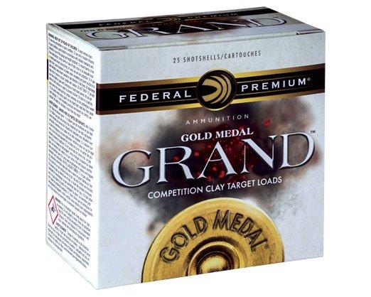 Federal GMT1718 Premium Gold Medal Paper 12Gauge 2.75" 1 1/8oz 8Shot 25 Per Box/10 Case