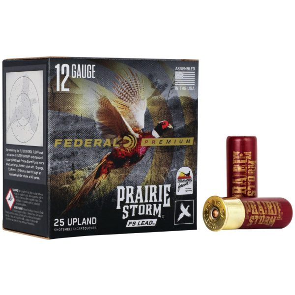 Federal PFX154FS4 Premium Prairie Storm FS 12Gauge 2.75" 1 1/4oz 4Shot 25 Per Box/10 Case