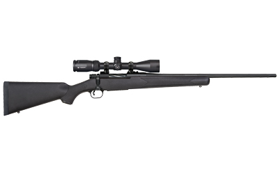 Mossberg 28053 Patriot  7mm-08 Rem Caliber with 5+1 Capacity, 22" Fluted Barrel, Matte Blued Metal Finish & Black Synthetic Stock Right Hand (Full Size) Includes Vortex Crossfire II 3-9x40mm Scope