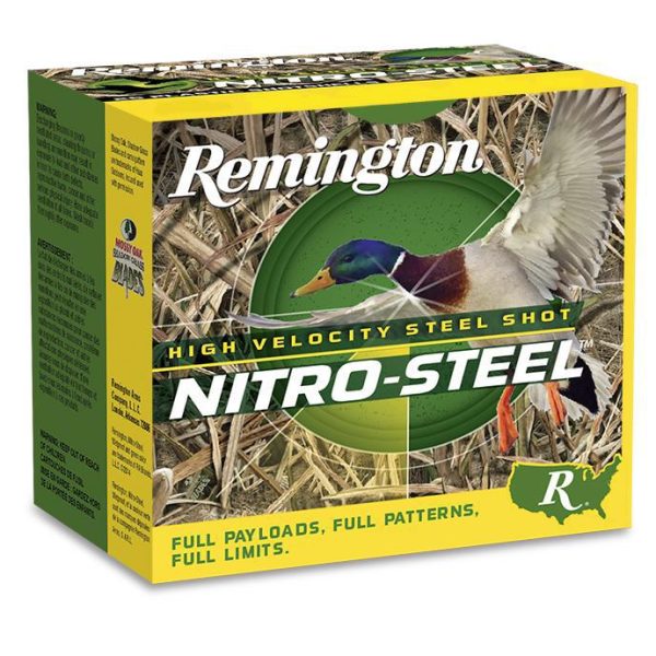Remington Ammunition 20650 Nitro-Steel High Velocity 12Gauge 2.75" 1 1/4oz BBShot 25 Per Box/10 Case