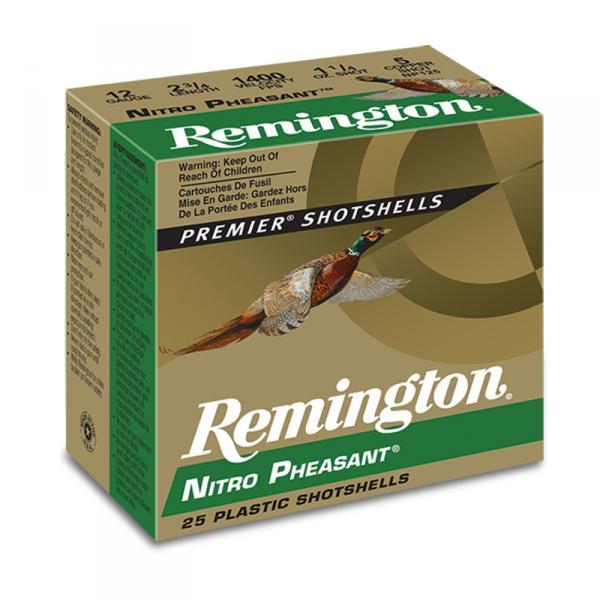 Remington Ammunition 28636 Nitro Pheasant  12Gauge 2.75" 1 3/8oz 6Shot 25 Per Box/10 Case