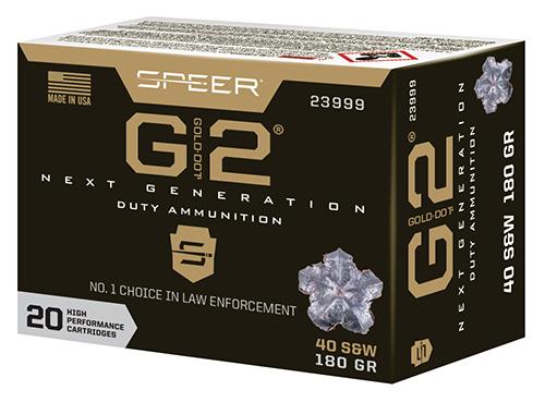Speer Gold Dot G2 .40 S&W 180gr — 20 rds