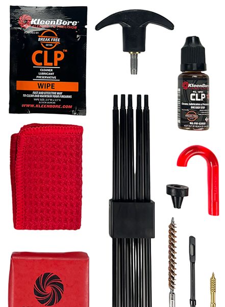 KleenBore K204 Rifle Classic Cleaning Kit .25/ .243/ 6.5mm Cal