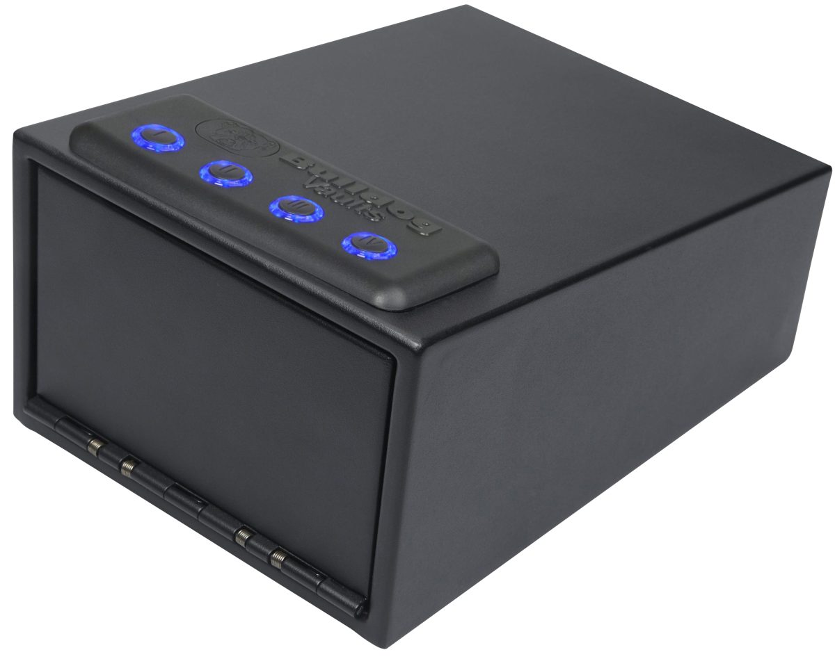 Bulldog Bd4030L Magnum Led Quick Vault Access Code/Key Entry Black Powder Coat Steel