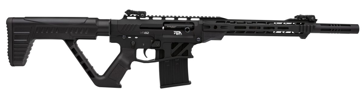 Rock Island Vr82 Vr82  Mag-Fed 20 Gauge With 18&Quot; Barrel, 3&Quot; Chamber, 5+1 Capacity, Black Anodized Metal Finish &Amp; Black Synthetic Stock Right Hand (Full Size)