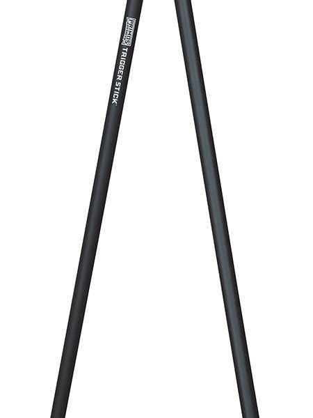Primos 65827 Trigger Stick  Bipod made of Steel with Black & Gray Finish, QD Swivel Stud Attachment Type & Tall Height (Clam Package)