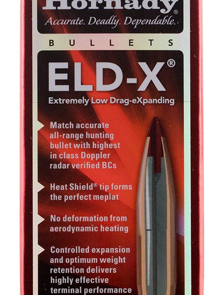 Hornady 25418 ELD-X  25 Cal .257 110 gr Extremely Low Drag eXpanding 100 Per Box/ 25 Case