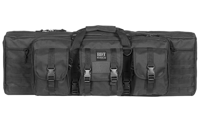 Bulldog BDT3536B BDT Tactical Single 36" Black Nylon, 3 Accessory Pockets, Deluxe Padded Backstraps, Lockable Zippers, Padded Internal Divider
