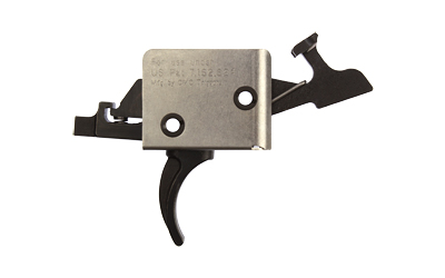 CMC Triggers 93502 Drop-In  Two-Stage Curved Trigger w/ 2-4 lbs Draw Weight & Black/Silver Finish