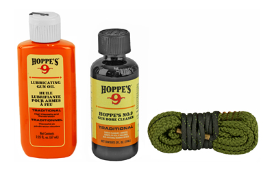 Hoppe's 110009 1-2-3 Done Cleaning Kit 9mm/ 38 Cal Pistols (Clam Package)