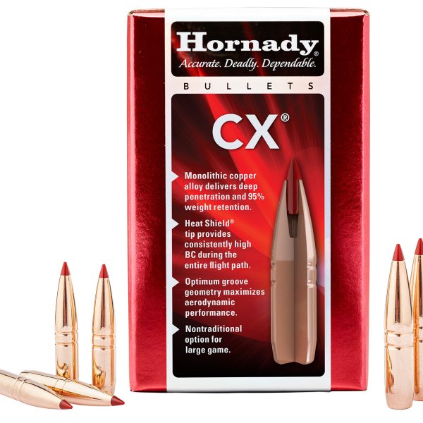 Hornady 301934 CX  30 Cal 180 gr Copper Solid 50 Per Box/ 25 Case
