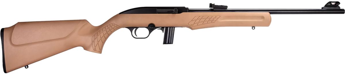 Rossi Rs22L1811Tn Rs22  Full Size 22 Lr 10+1 18&Quot; Matte Black Matte Black Steel Receiver Tan Monte Carlo Stock Right Hand