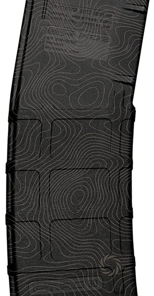 Weapon Works 228053 PMAG GEN M2 MOE 30rd Fits AR/M4 Laser Topo Polymer