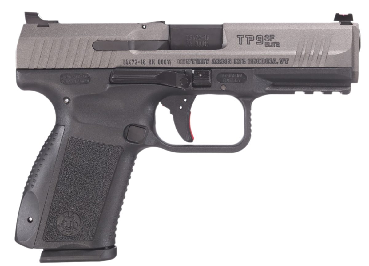 Century Arms Hg4870Tn Tp9Sf Elite 9Mm 10+1 4.19&Quot; Tungsten Gray