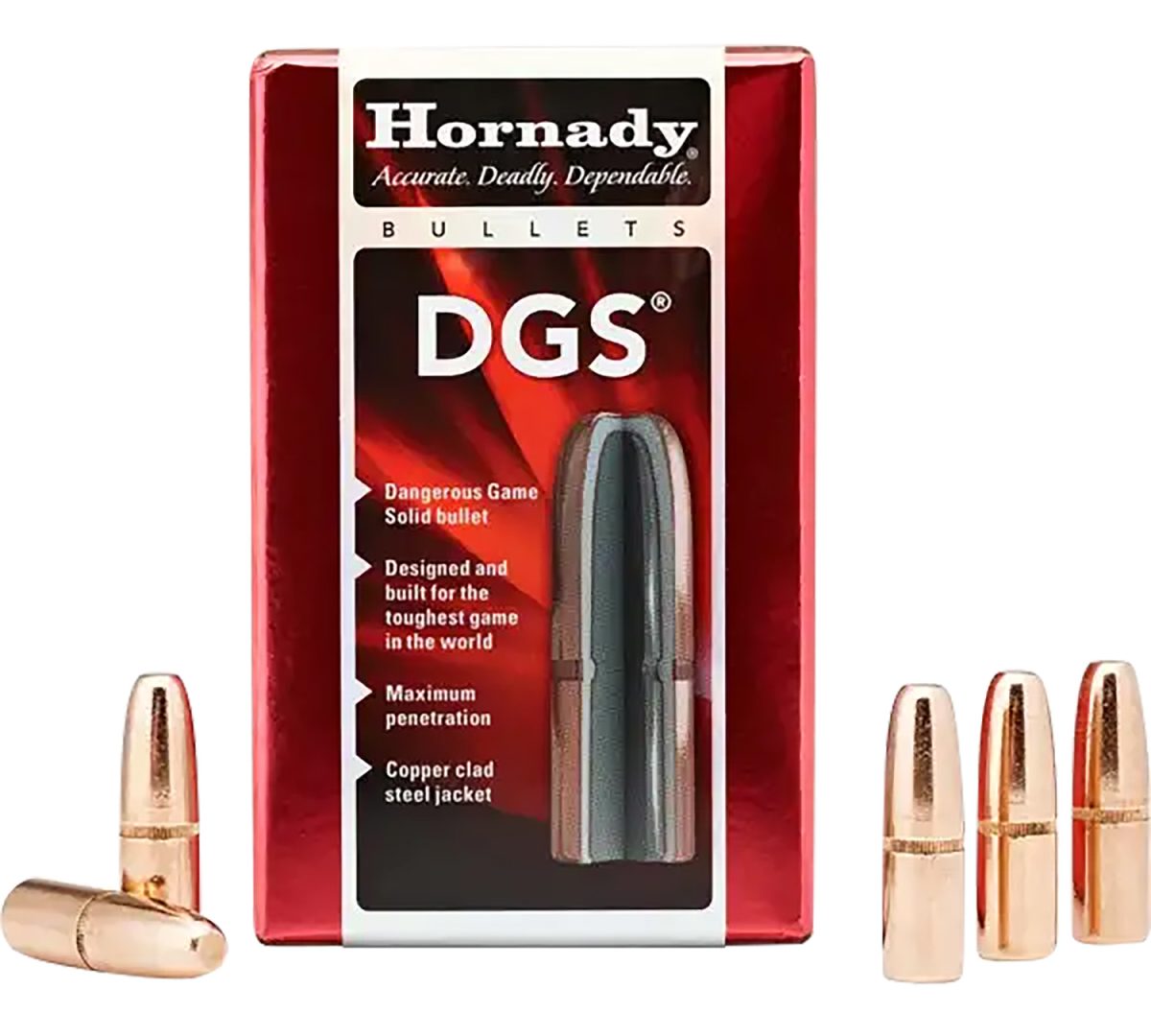 Hornady 4241 Dgs  423 Cal .423 400 Gr Dangerous Game Solid 50 Per Box/ 15 Case