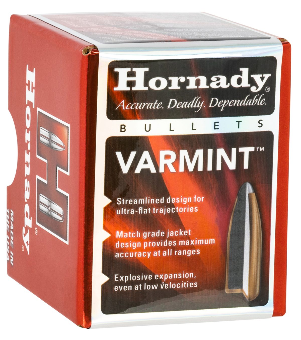 Hornady 2266 Traditional Varmint 22 Cal .224 55 Gr Soft Point 100 Per Box/ 40 Case