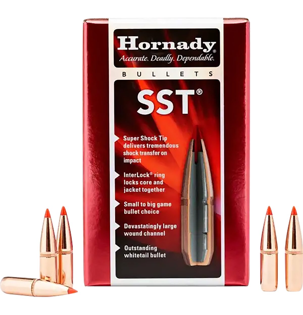Hornady 28202 Sst  7Mm .284 139 Gr Super Shock Tip 100 Per Box/ 15 Case
