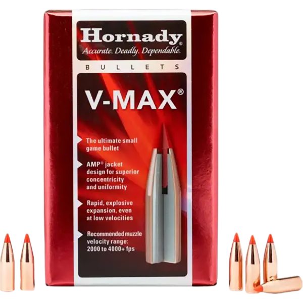 Hornady 22006 V-Max  20 Cal .204 40 gr V Max 100 Per Box/ 40 Case
