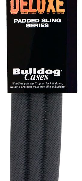 Bulldog BD810 Deluxe  Rifle Sling Black Nylon, 1" Wide, Padded Design