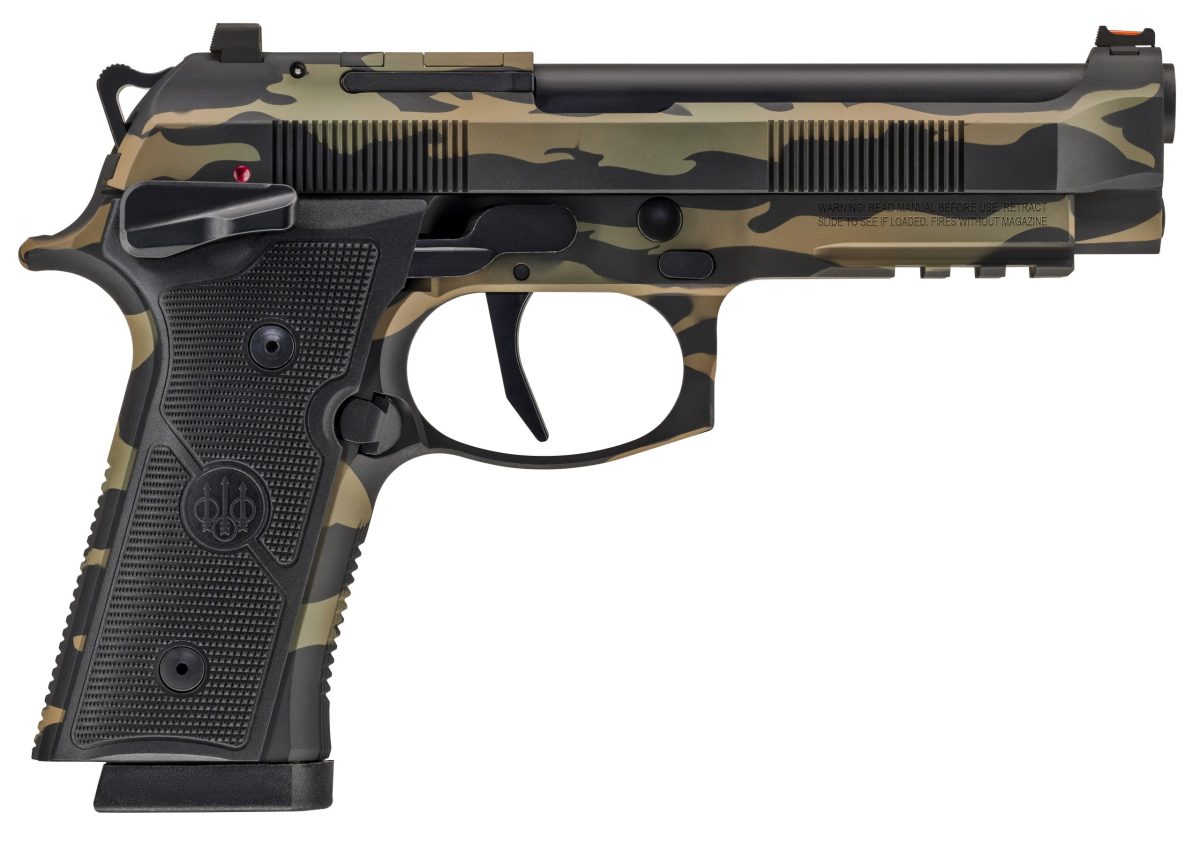 Ber 92Xi American Combat 9Mm 4.7 15Rd Tiger Camo