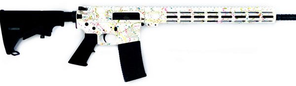 GLFA AR-15 223WYL 16 SAVED SPLATTER WHITE 30R
