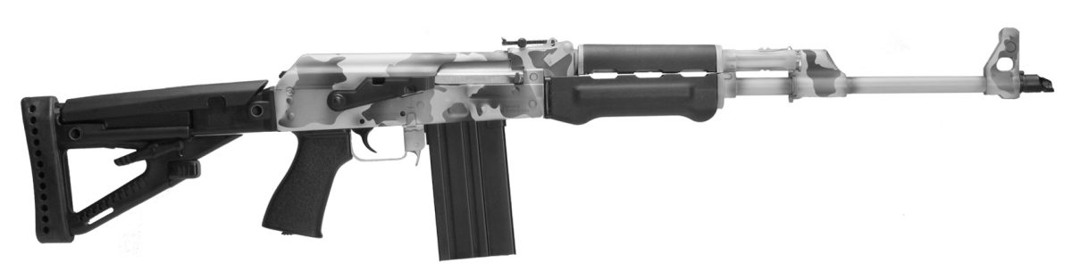 Zas Zpapm77 308Win Ak Snow Camo 20Rd