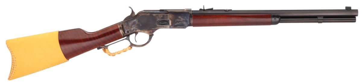 Taylors &Amp; Company 550172Com 1873 Comanchero 45 Colt (Lc) Caliber With 10+1 Capacity, 20&Quot; Blued Barrel, Color Case Hardened Metal Finish &Amp; Walnut Straight Stock Right Hand (Full Size)