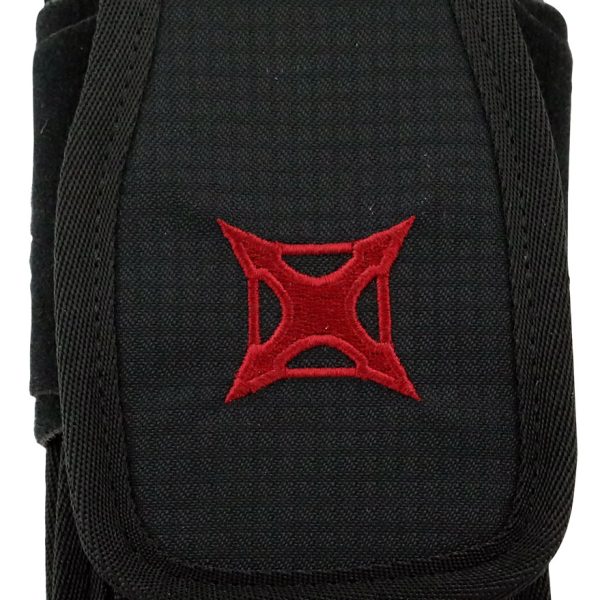 Vertx VTX5140BK Phone/Multi-Tool Pouch VTX 7" H x 4" W x 2" D Black Cordura w/Velcro Closing