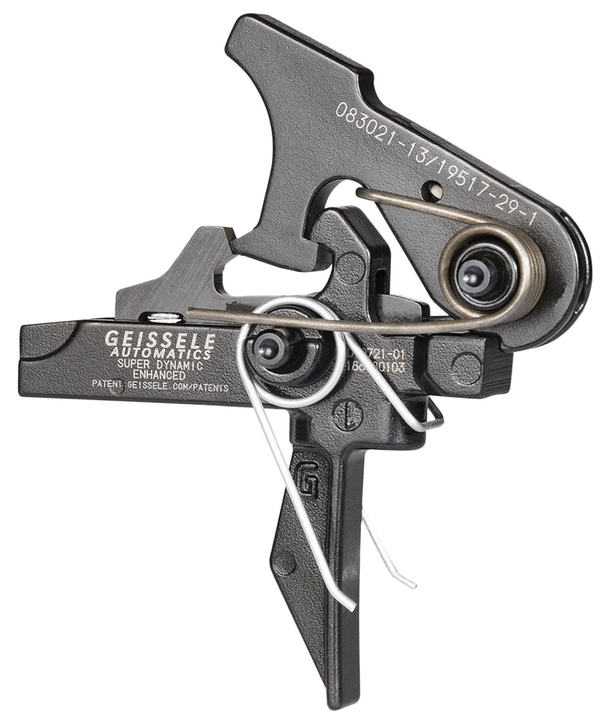 Geissele Automatics 05167 Sd-E  Two-Stage Flat Trigger With 2.90-3.80 Lbs Draw Weight &Amp; For Ar-15/Ar-10
