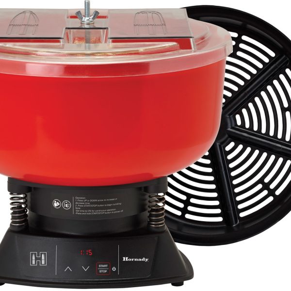 Hornady 050240 Magnum Digital Vibratory Tumbler Red Multi Caliber