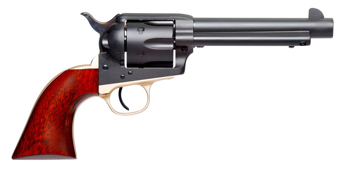 Taylors &Amp; Company 550429De Old Randall  357 Mag Caliber With 5.50&Quot;  Barrel, 6Rd Capacity Cylinder, Overall Matte Blued Finish Steel, Walnut Grip &Amp; Overall Taylor Polish