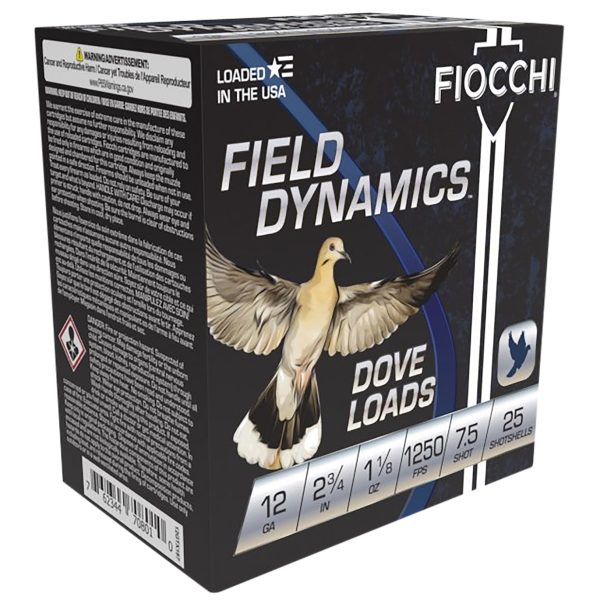 Fiocchi Dove & Quail 12 ga — 25 rds