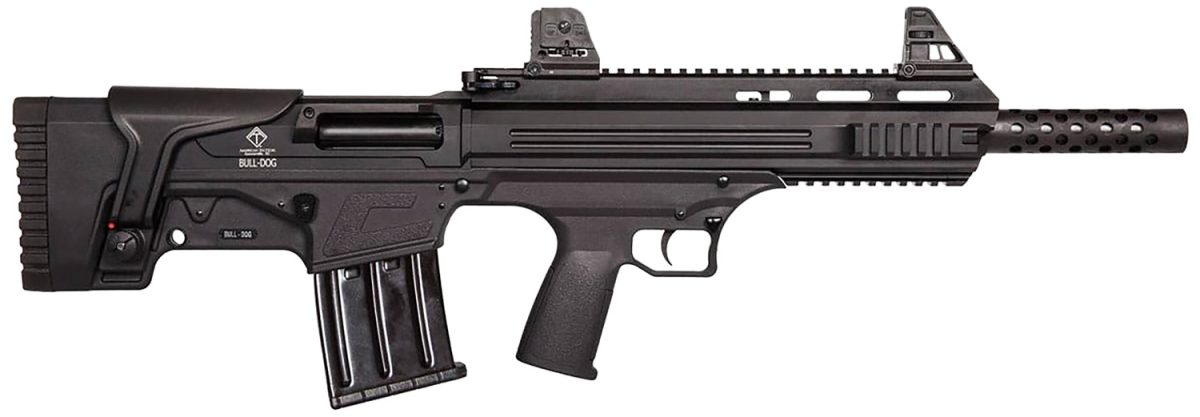 Ati Atig410Bdb Bulldog  410 Gauge 3&Quot; 16&Quot; 5+1 Black Steel Barrel, Black Aluminum Receiver, Picatinny Rail, Black Fixed Bullpup Stoc &Amp; Grip