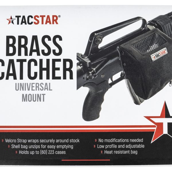 Lyman 1081245 Universal Brass Catcher Black Canvas Velcro Mount