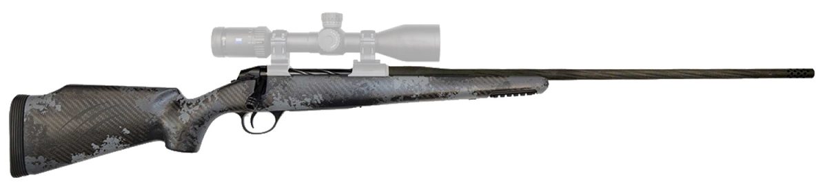 Fierce Firearms Frg65Prc24Bu Twisted Rage  Full Size 6.5 Prc 3+1 24&Quot; Black Cerakote Fluted Threaded Barrel, Black Cerakote Steel Receiver, Urban Camo C3 Carbon Rage W/Pic Rail Carbon Fiber Stock