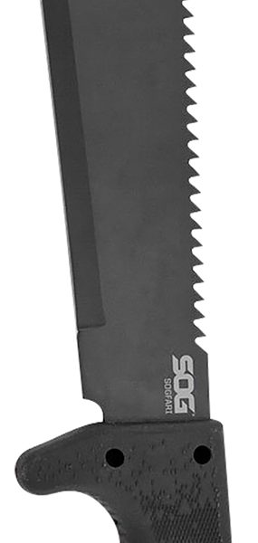 S.O.G SOG-MC04-N SOGfari  10" Black Hardcased 3Cr13MoV SS Blade Black Kraton Handle 16" Long Includes Sheath