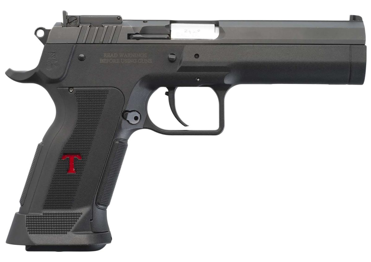 Tanfoglio Ifg Tfstock3P9 Stock Iii  Full Size 9Mm Luger 16+1, 4.44&Quot; Black Polygonal Rifled Barrel, Black Serrated Slide, Black Polymer Frame W/Beavertail, Black Polymer Grip