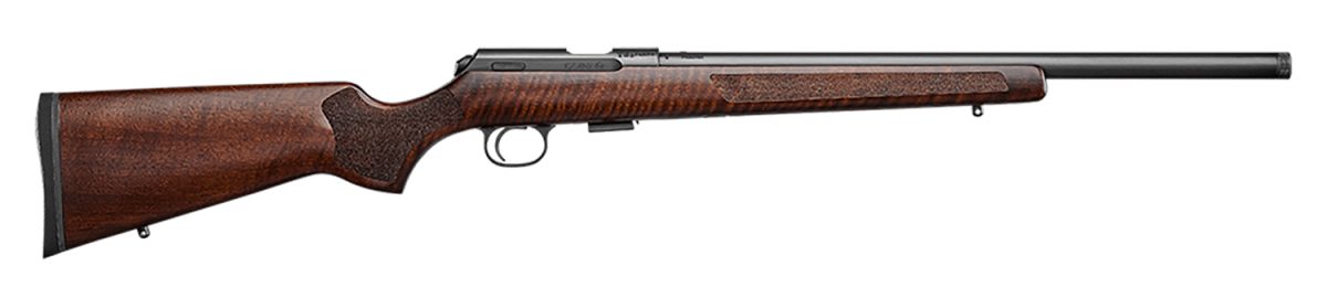 Cz-Usa 02392 Cz 457 Varmint Full Size 22 Lr 5+1 20.50&Quot; Black Nitride Heavy Barrel Black Nitride Steel Receiver Turkish Walnut Fixed Varmint-Style Stock Left Hand