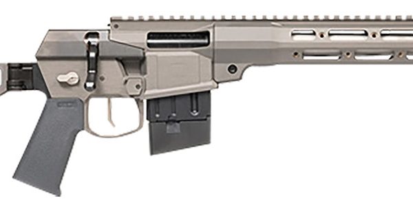 Q LLC MINIFIX55616INGRAY Mini Fix  5.56x45mm NATO 16" Tapered Barrel, Gray, Fully Adjustable Folding Stock, Magpul K Grip, 15" Q-Sert Handgaurd, AR/M4 Style Mag, Cherry Bomb Brake, Ambi Controls