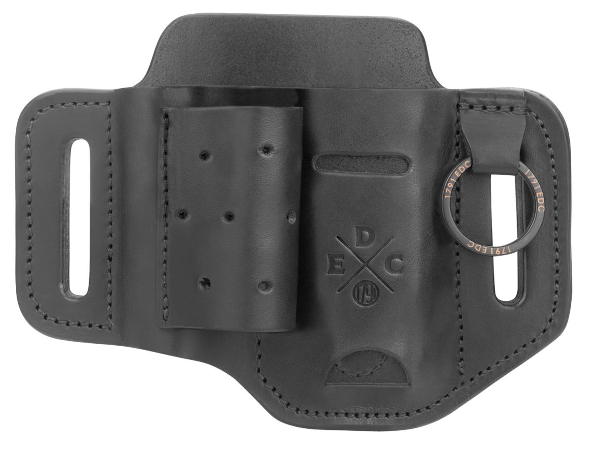 1791 Gunleather Hdeslfblka Edc Heavy Duty Easy Slide Owb Black Leather Belt Slide Ambidextrous