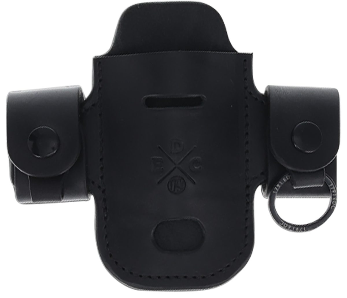 1791 Gunleather Hdasslblka Edc Heavy Duty Solo Action Snap Owb Black Leather Belt Loop Ambidextrous