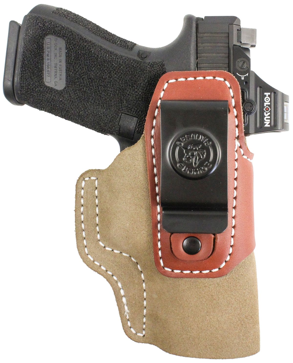 Desantis Gunhide 215Nj7Fz0 Transit  Iwb Natural Kydex/Leather Ruger Lcp Ii Belt Clip Ambidextrous