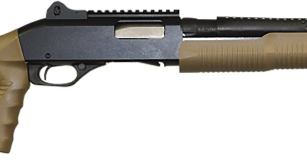 Stevens 19468 320 Security 12 Gauge Pump 5+1 18.50" Matte Black Heat Shield Barrel, Picatinny Rail Receiver, Bottom Picatinny Rail, Tactical w/Pistol Grip Flat Dark Earth Synthetic Stock, Ambidextrous