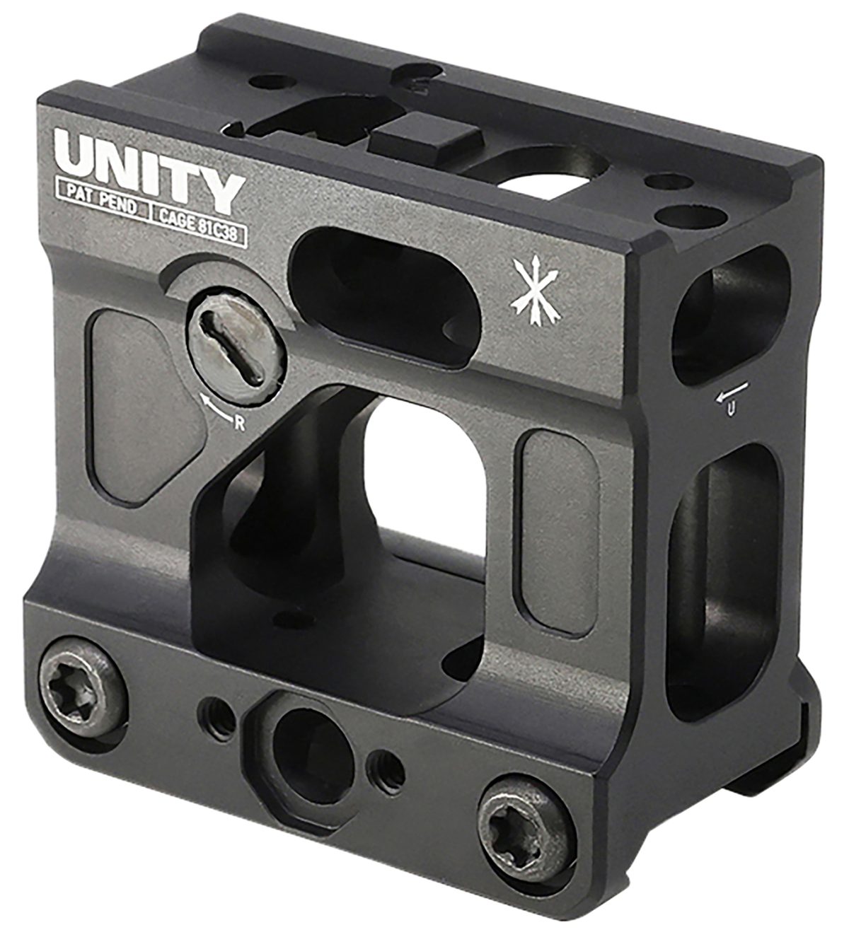 Unity Tactical Llc Fstmicb Fast   Micro  Black Anodized