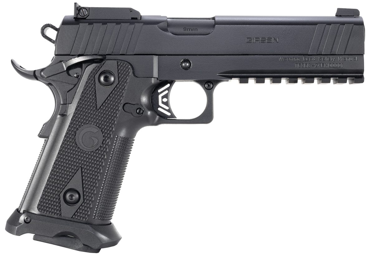 Girsan 395029 Witness2311  9Mm Luger 17/20+1 5&Quot; Black Steel Barrel, Black Serrated Steel Slide, Black Polymer Frame W/Beavertail &Amp; Picatinny Rail, Black Checkered Polymer Grip, Ambidextrous
